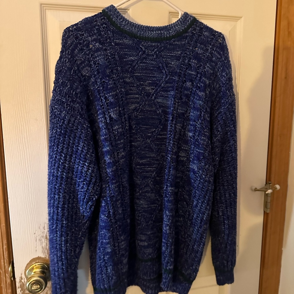 Vintage cobalt blue sweater